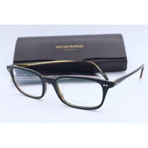 Oliver Peoples Roel OV5405U Black / Moss Tortoise Eyeglasses Clear Lenses